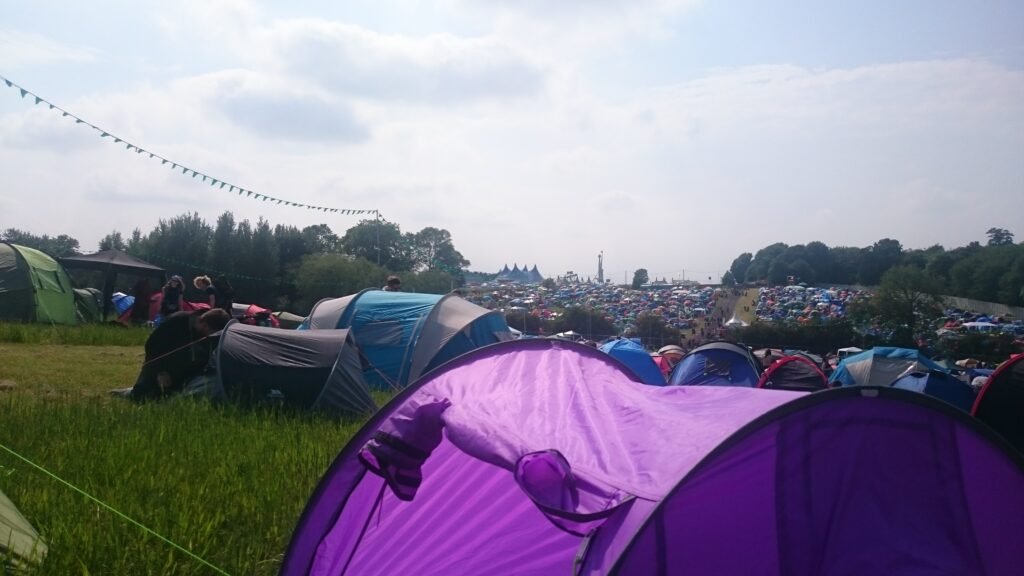 Festival campsite