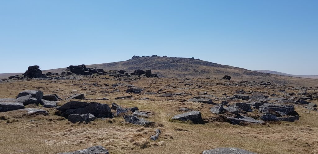 View of the top of a big Tor