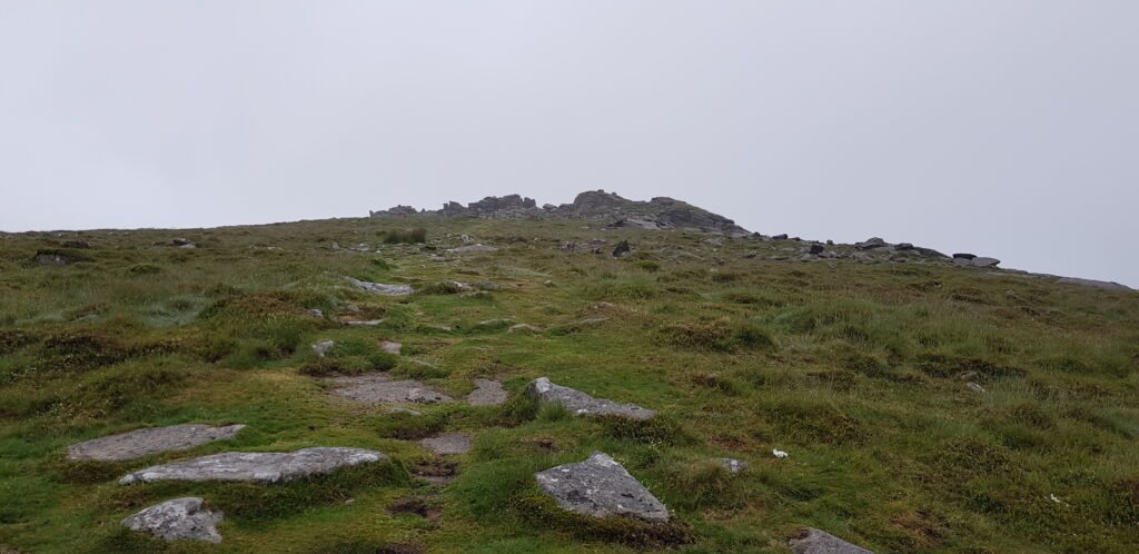 Wet Dartmoor showing the brutality of the terrain